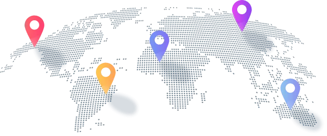 Carte mondiale — service IPTV disponible dans le monde entier